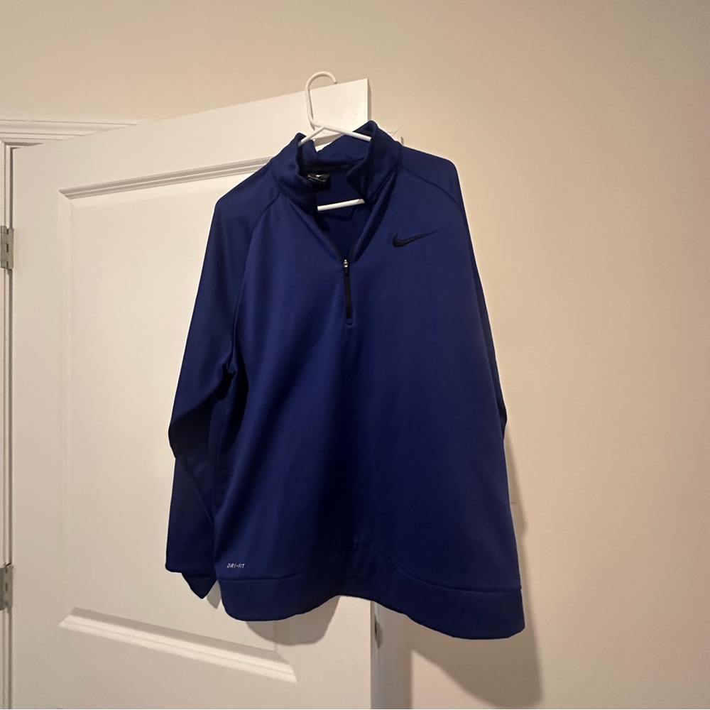 Nike Blue Pullover Jacket - image 1